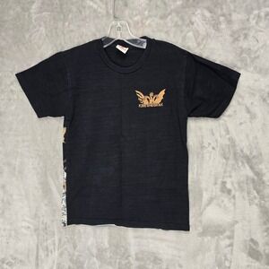 Godzilla King Ghidorah Great Wave Graphic T-Shirt Black Kids Small Dragon Art
